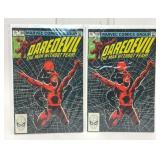 2 ISSUES MARVEL COMICS DAREDEVIL #188 DIRECT ED