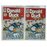2 ISSUES WALT DISNEYï¿½S DONALD DUCK #1