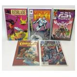 5 ASSORTED FIRST ISSUE #1 COMICS