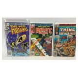 3 MIXED MARVEL COMICS NEW MUTANTS FANTASTIC FOUR