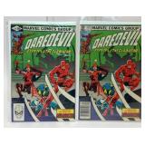 2 ISSUES MARVEL COMICS DAREDEVIL #174