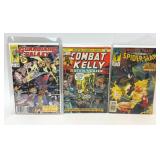 3 MIXED MARVEL COMICS SPIDER-MAN COMBAT KELLY
