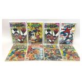 8 ASSORTED MARVEL COMICS SPIDER-MAN THE THING