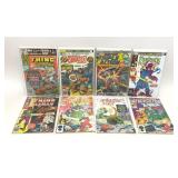 8 ASSORTED MARVEL COMICS THE THING FANTASTIC FOUR