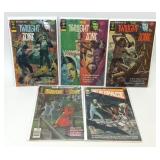 5 GOLD KEY COMICS TWILIGHT ZONE LOST IN SPACE