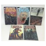 5 COMICS THE WALKING DEAD 2012 VARIANT COVERS