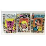 3 ASSORTED MARVEL COMICS AVENGERS SPIDER-MAN