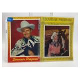 2 1950s GENE AUTRY SHOW SOUVENIR PROGRAMS