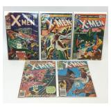 5 ASSORTED MARVEL COMICS X-MEN