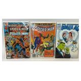 3 ASSORTED MARVEL COMICS SPIDER-MAN HULK