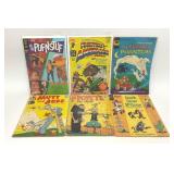 6 ASSORTED VINTAGE COMICS