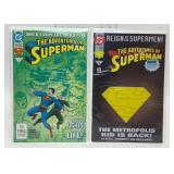 DC COMICS THE ADVENTURES OF SUPERMAN #500 #501
