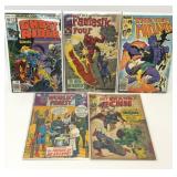 5 ASSORTED MARVEL DC COMICS ASSORTED SUPERHEROES