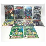 10 ASSORTED MARVEL COMICS TRANSFORMERS