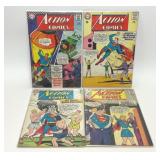 4 ASSORTED DC ACTION COMICS