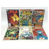 6 ASSORTED SUPERHEROES MARVEL COMICS