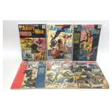6 ASSORTED DC COMICS OUR ARMY AT WAR