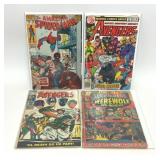 4 ASSORTED SUPERHEROES MARVEL COMIC
