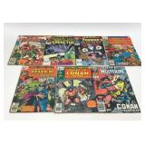 6 ASSORTED SUPERHEROES MARVEL COMICS