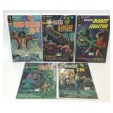 5 ASSORTED GOLD KEY COMICS SCI-FI HORROR
