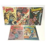 5 ASSORTED WESTERN WARRIOR COMICS
