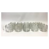 20 1970s NESCAFÉ WORLD GLOBE GLASS COFFEE MUGS