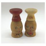 1950S "SALTY AND PEPPY" SHAKERS 5"