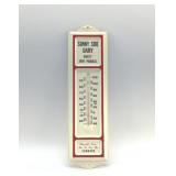 SUNNYSIDE DAIRY VINTAGE THERMOMETER