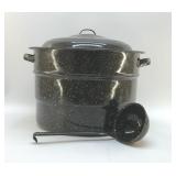 LG GRANITEWARE CANNING POT WITH LADLE