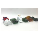 6 ASSORTED AVON BOTTLES CARS
