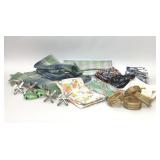 ASSORTED FABRIC NAPKINS PLACEMATS NAPKIN RINGS