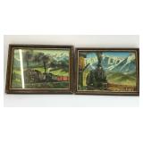 AND TAKE LOCOMOTIVE PRINTS 6x7.5