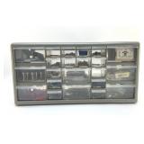 ORGANIZER BIN FULL OF SCREWS AND BOLTS
