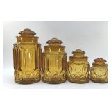 LE SMITH MOON & STARS CANISTER SET 1960