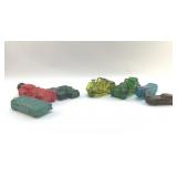 8 VINTAGE CAR AVON BOTTLES