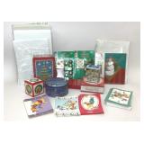ASSORTED  CHRISTMAS CARDS BOXES AND TINS