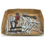 Lot of assorted wrenches and pliers