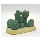CACTUS THEME NAPKIN HOLDER SALT PEPPER SHAKERS