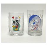 WALT DISNEY WORLD 2000 & EPCOT 25TH GLASSES
