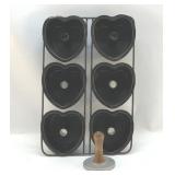HEART MUFFIN TIN AND COOKIE PRESS