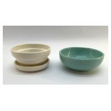 Two vintage McCoy pottery pieces