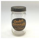 VTG dukes mayonnaise bottle 8 ounce