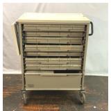 43 x 22 x 32" vintage nurse cart used for tools