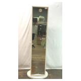 73 x 20 x 20" spinning mirror and shelf