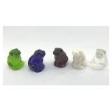5 LITTLE FENTON FROGS