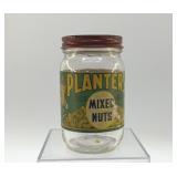 1940S PLANTERS MIXED NUTS JAR