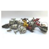 ASSORTED FISHING REEL PARTS