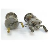 PFLUEGER AND SHAKESPEARE FISHING REELS
