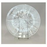 PILGRIM GLASS OLD SALEM MORAVIAN STAR PLATTER
