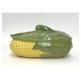 VTG SHAWNEE POTTERY CORN KING CASSEROLE DISH
